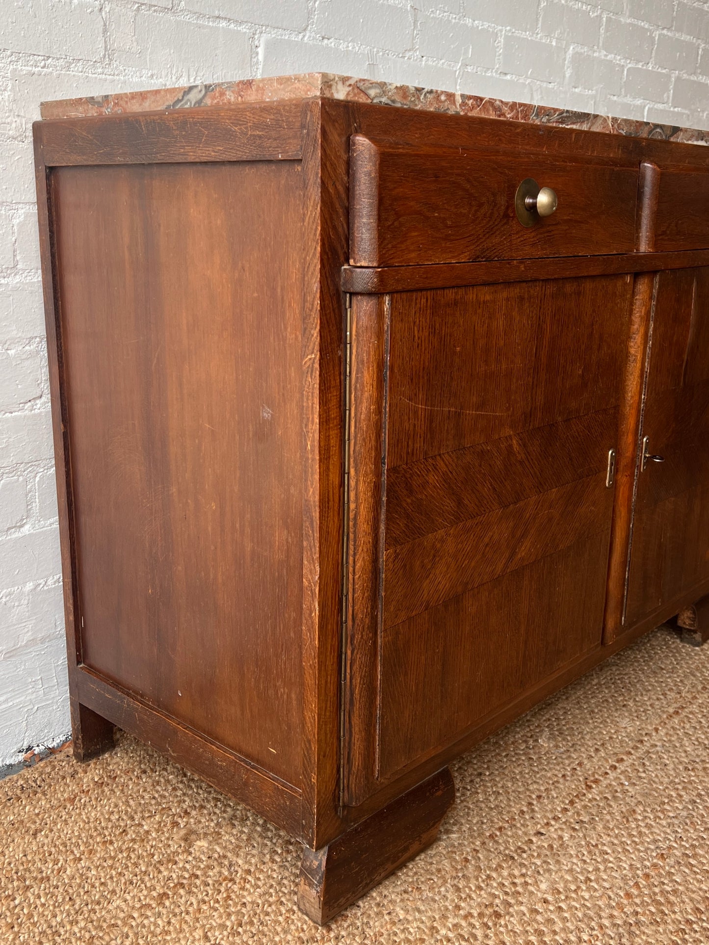 FRENCH ART DECO WOODEN SIDEBOARD