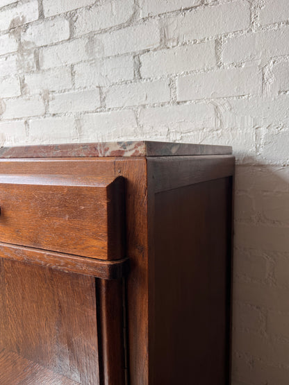 FRENCH ART DECO WOODEN SIDEBOARD