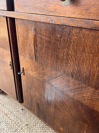 FRENCH ART DECO WOODEN SIDEBOARD