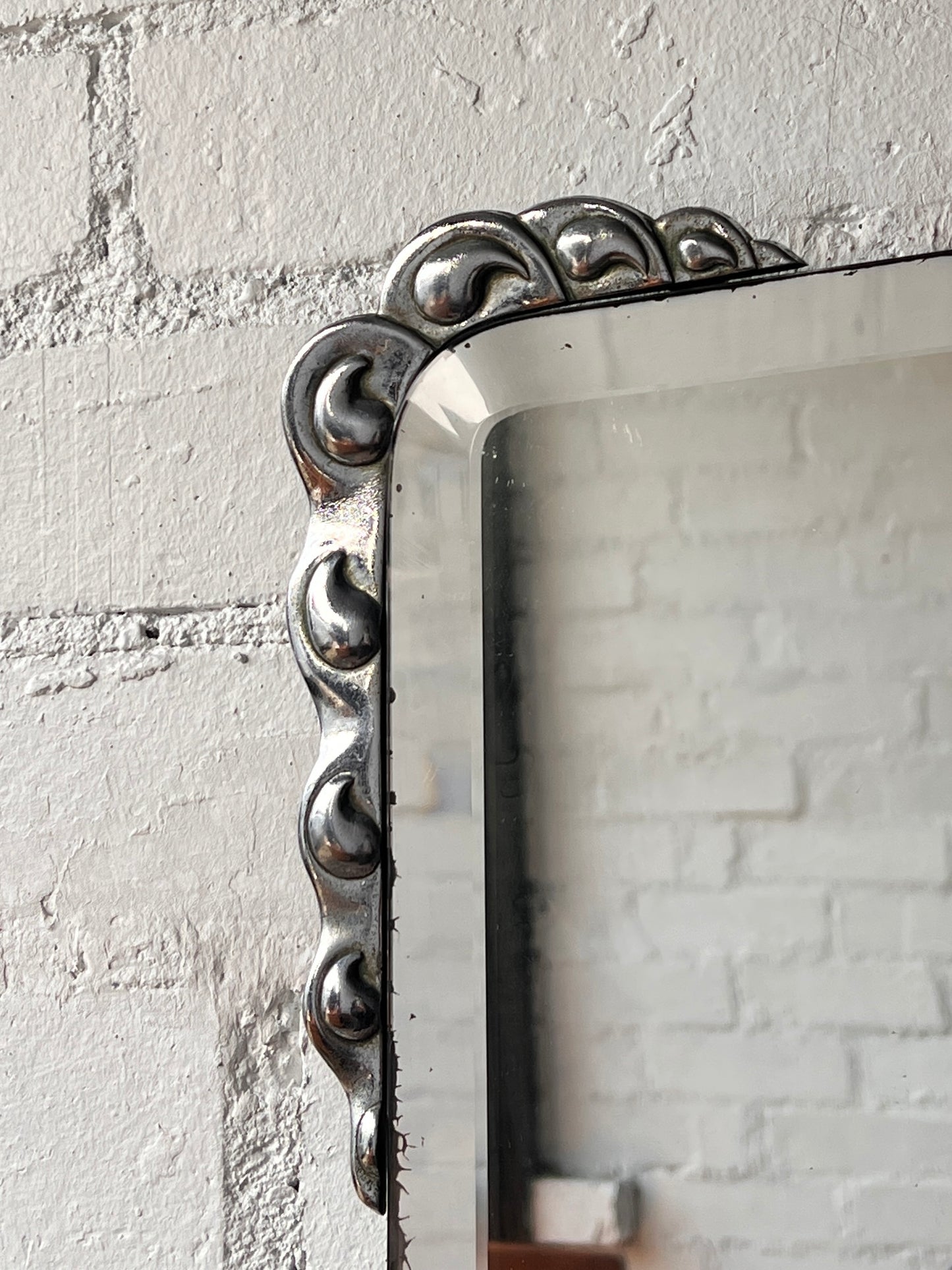 ART DECO CHROME MIRROR