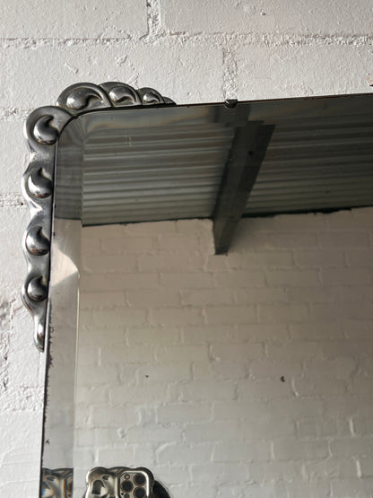 ART DECO CHROME MIRROR