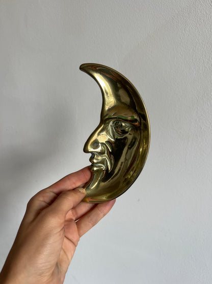 BRASS HALF MOON TRAY