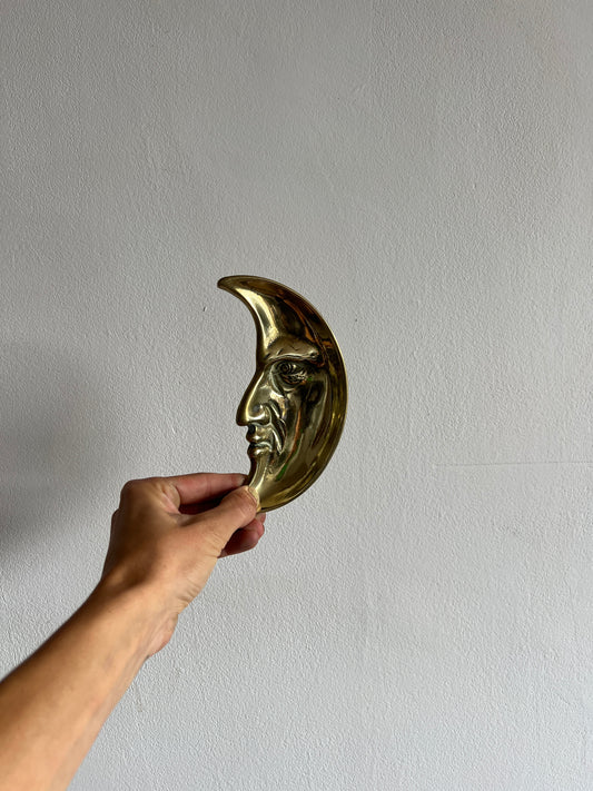 BRASS HALF MOON TRAY