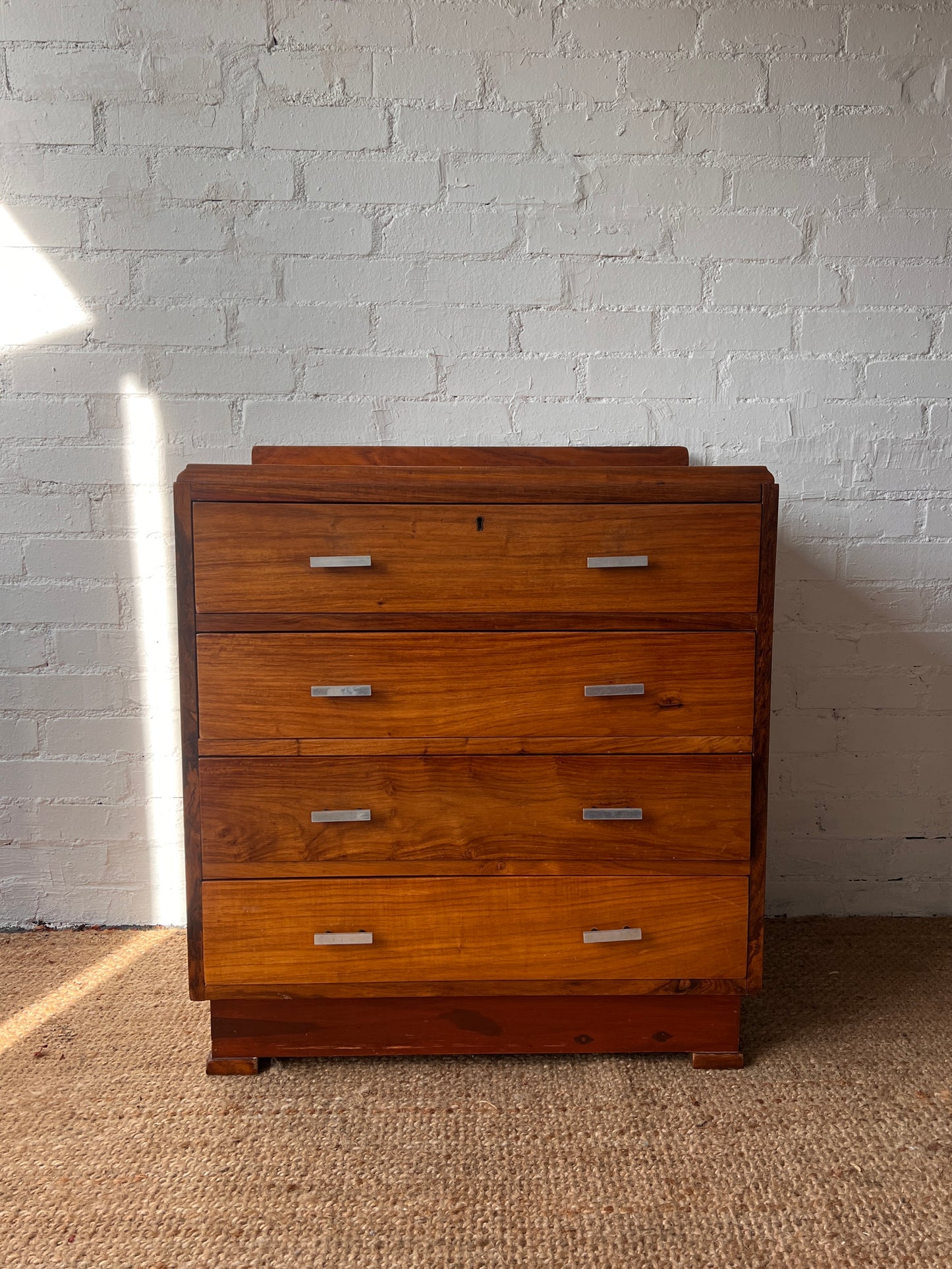 ART DECO CHROME CHEST OF DRAWERS