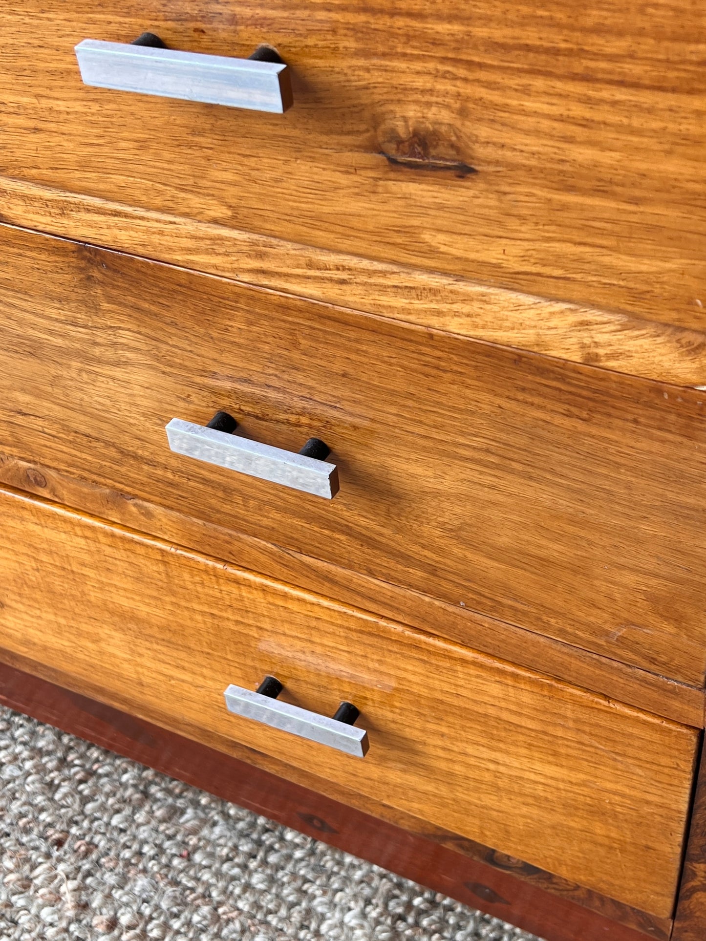 ART DECO CHROME CHEST OF DRAWERS