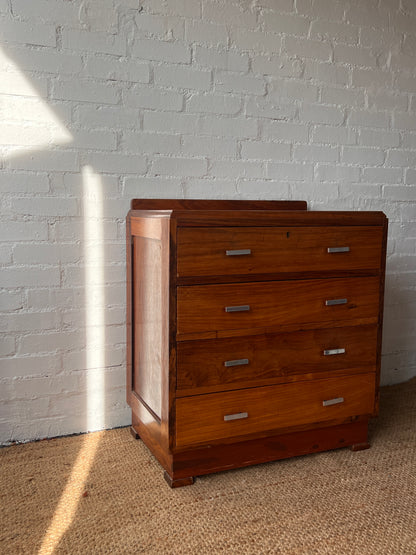 ART DECO CHROME CHEST OF DRAWERS