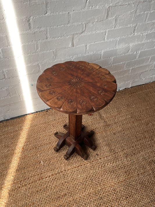SUNBURST SIDE TABLE