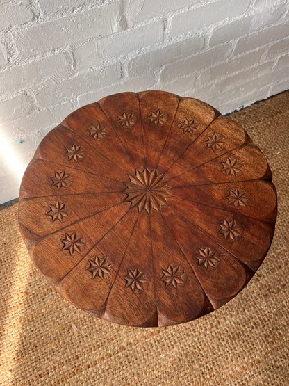 SUNBURST SIDE TABLE