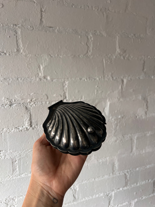 SILVER SHELL TRINKET DISH