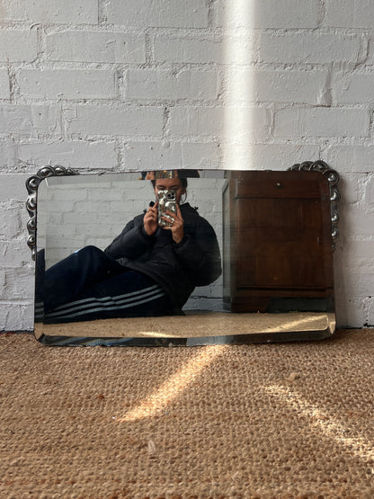 ART DECO CHROME MIRROR