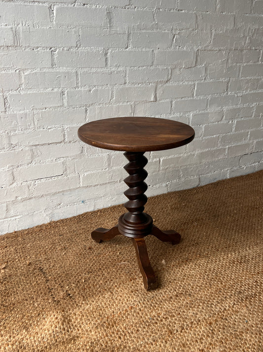 FRENCH CORKSCREW SIDE TABLE