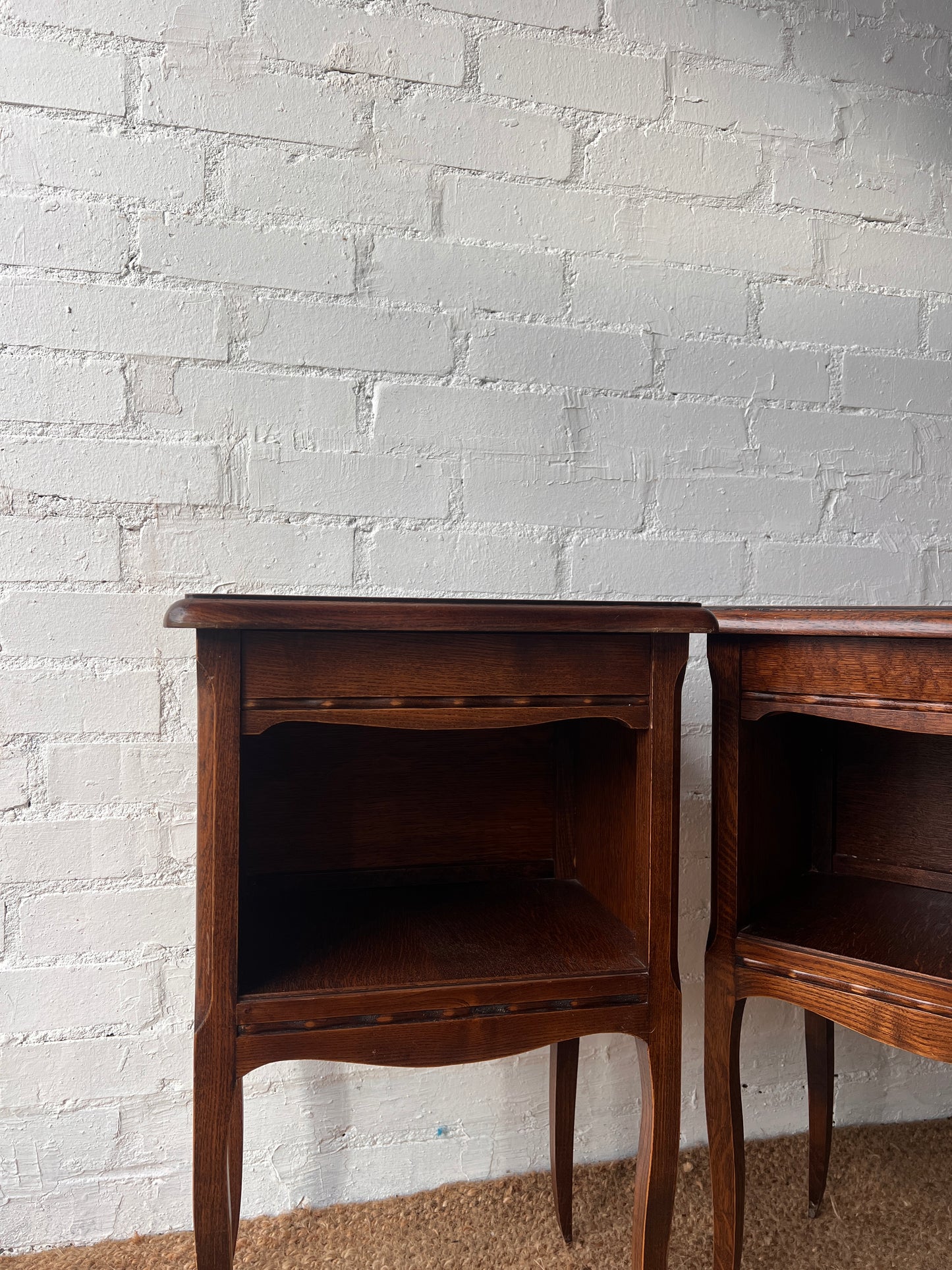 PAIR OF FRENCH BEDSIDE TABLES