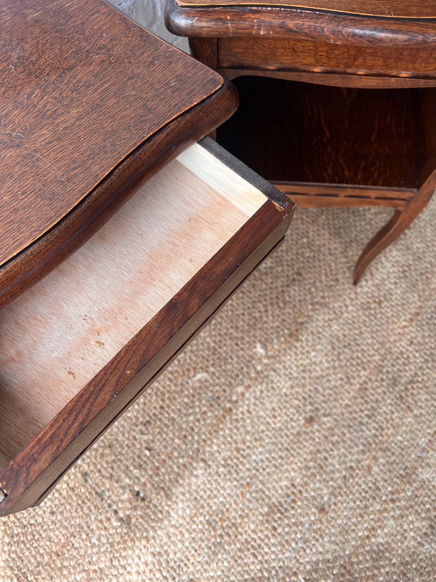 PAIR OF FRENCH BEDSIDE TABLES