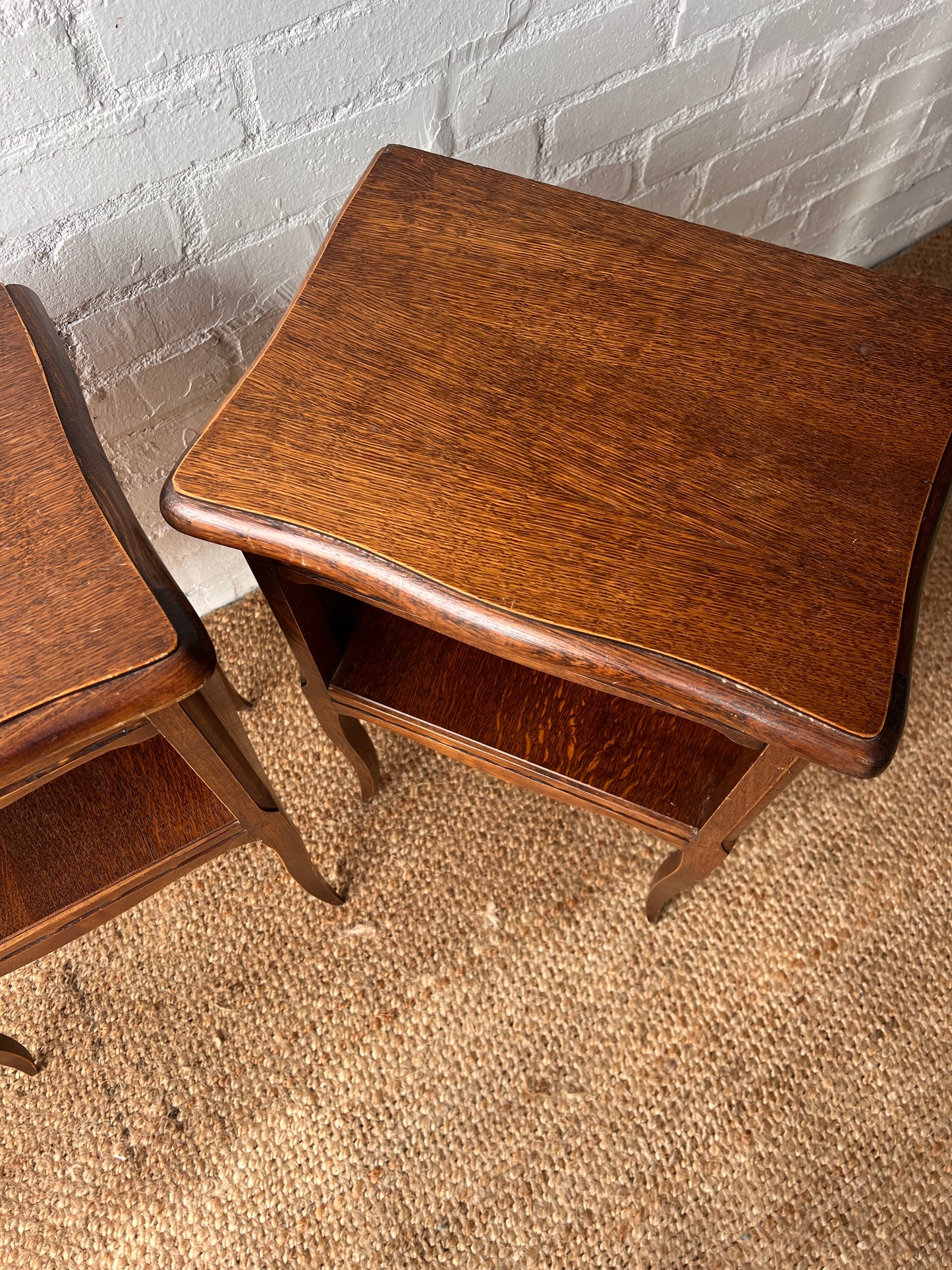 PAIR OF FRENCH BEDSIDE TABLES