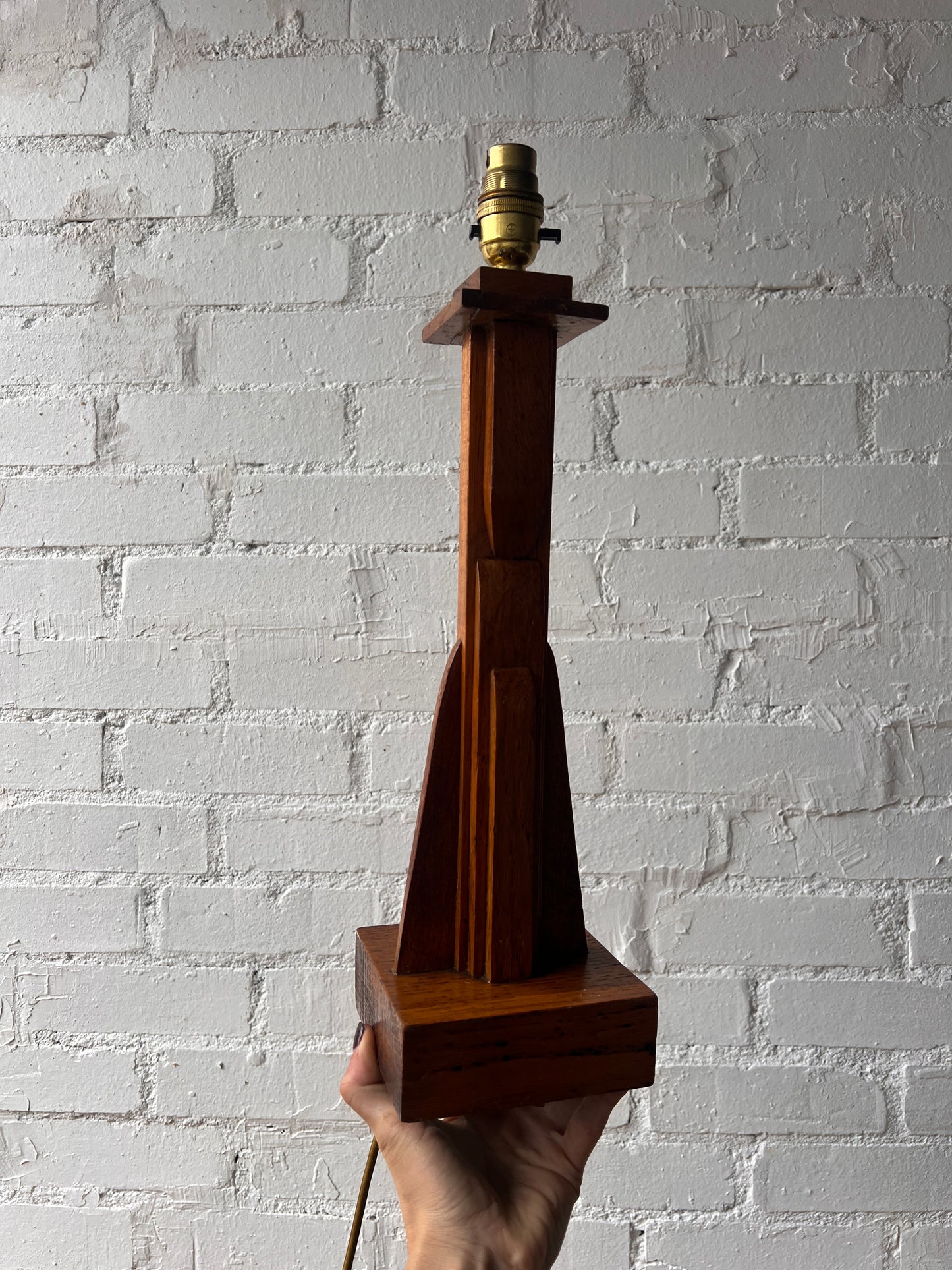 GEOMETRIC ART DECO LAMP