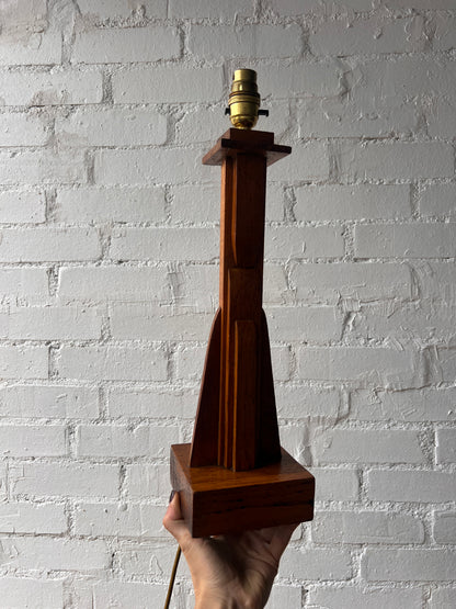 GEOMETRIC ART DECO LAMP