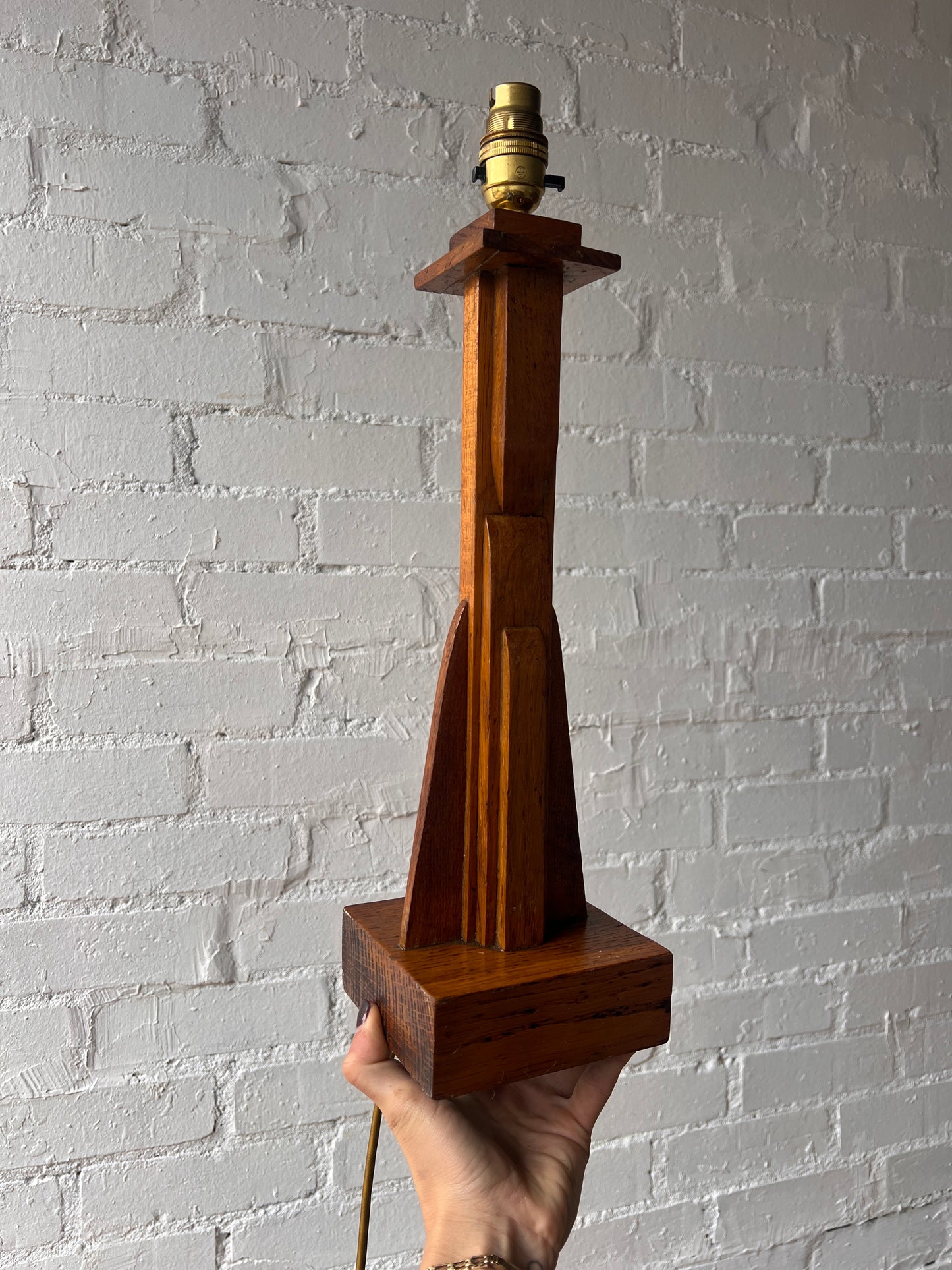 GEOMETRIC ART DECO LAMP