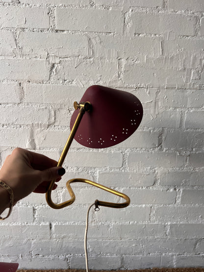 50S RED ERIK WÄRNU SMALL LAMPS