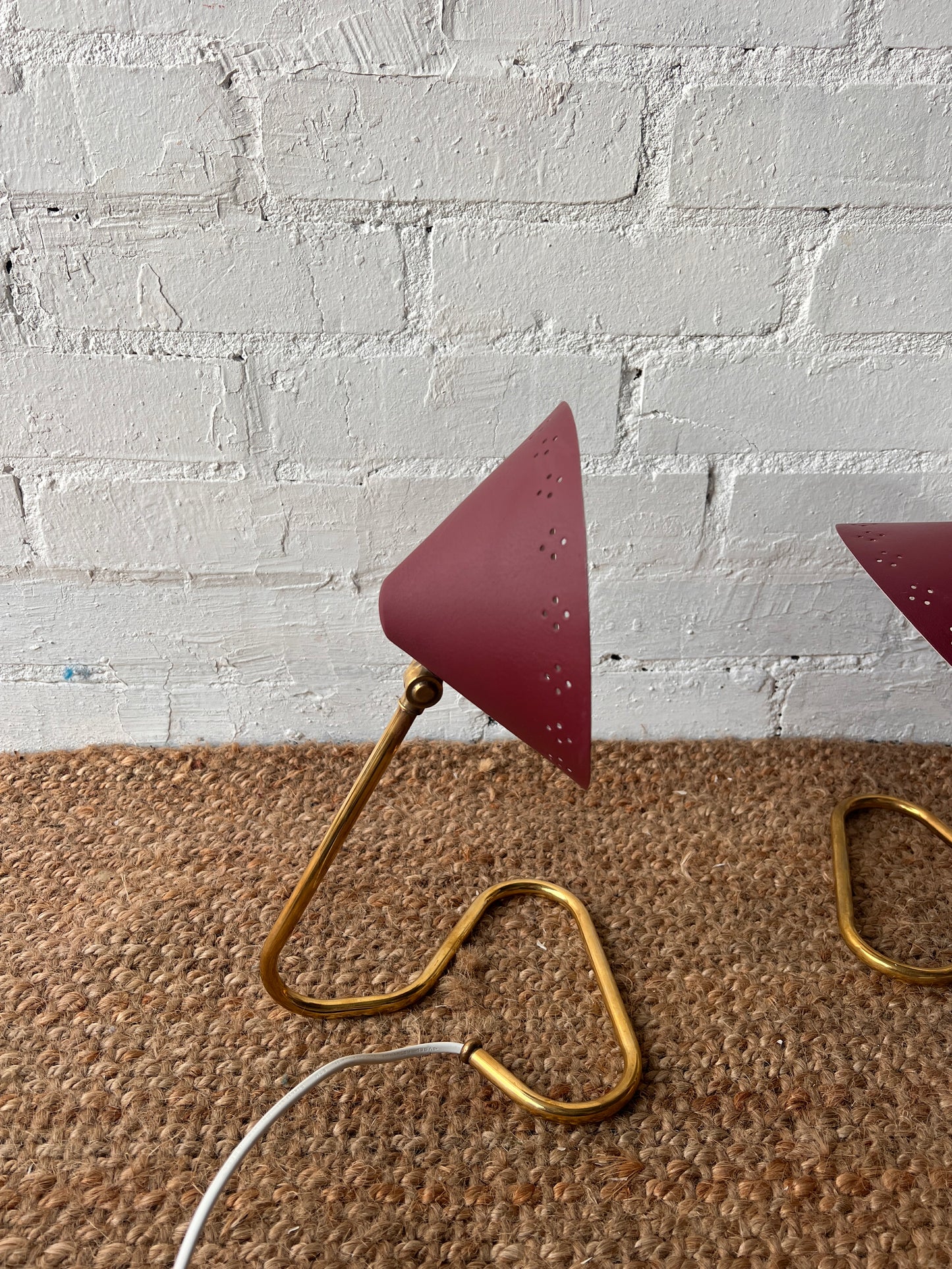 50S RED ERIK WÄRNU SMALL LAMPS