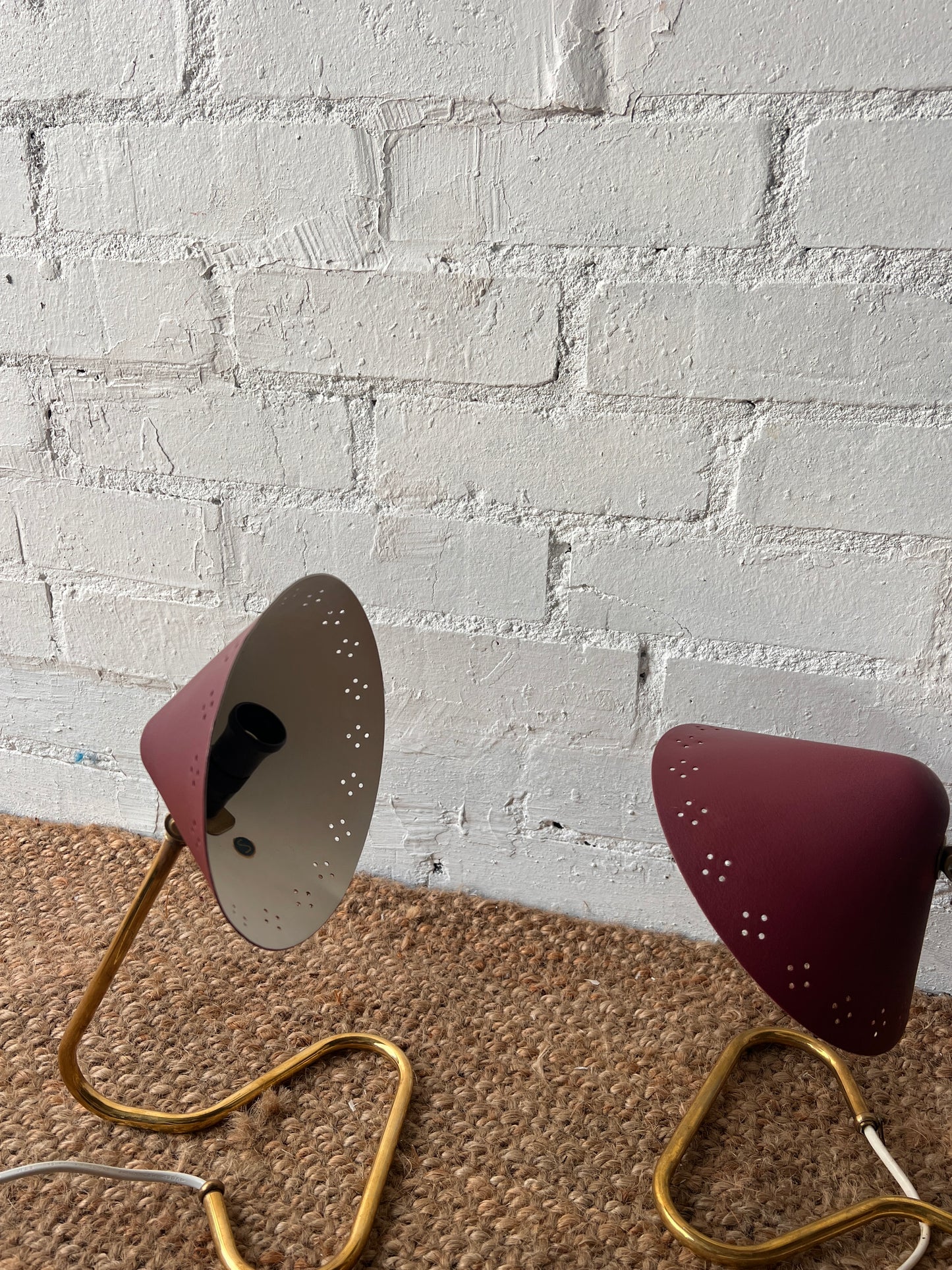 50S RED ERIK WÄRNU SMALL LAMPS