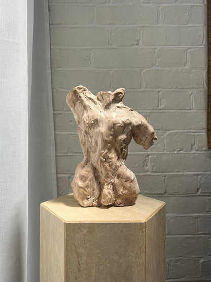 MALE NUDE TORSO FIGURINE