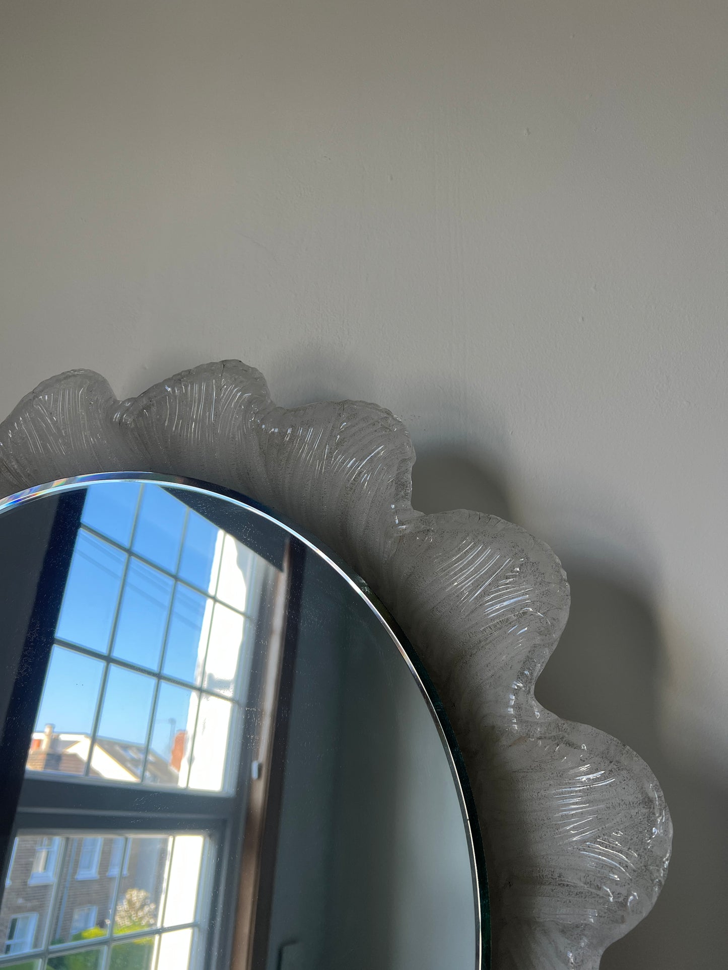 70S GERMAN SUNBURST BACK LIT MIRROR