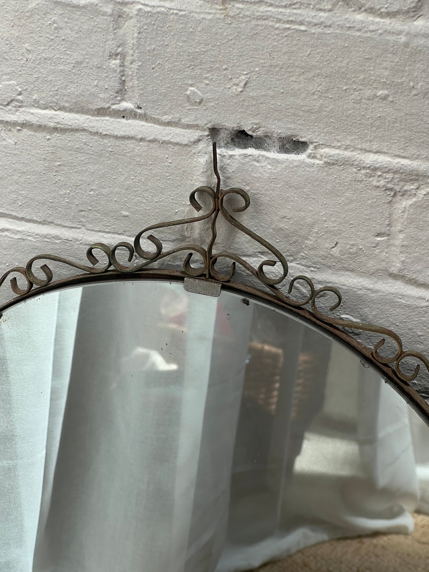 SPIRAL ARCHED MIRROR