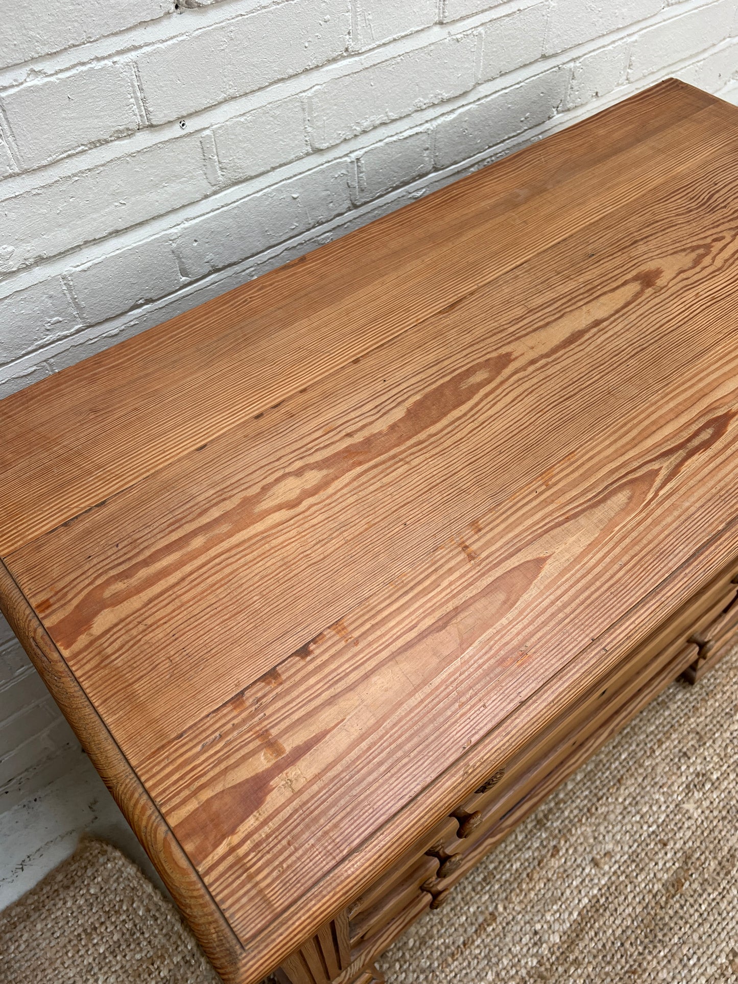FRENCH PINE CHEST OF DRAWERS