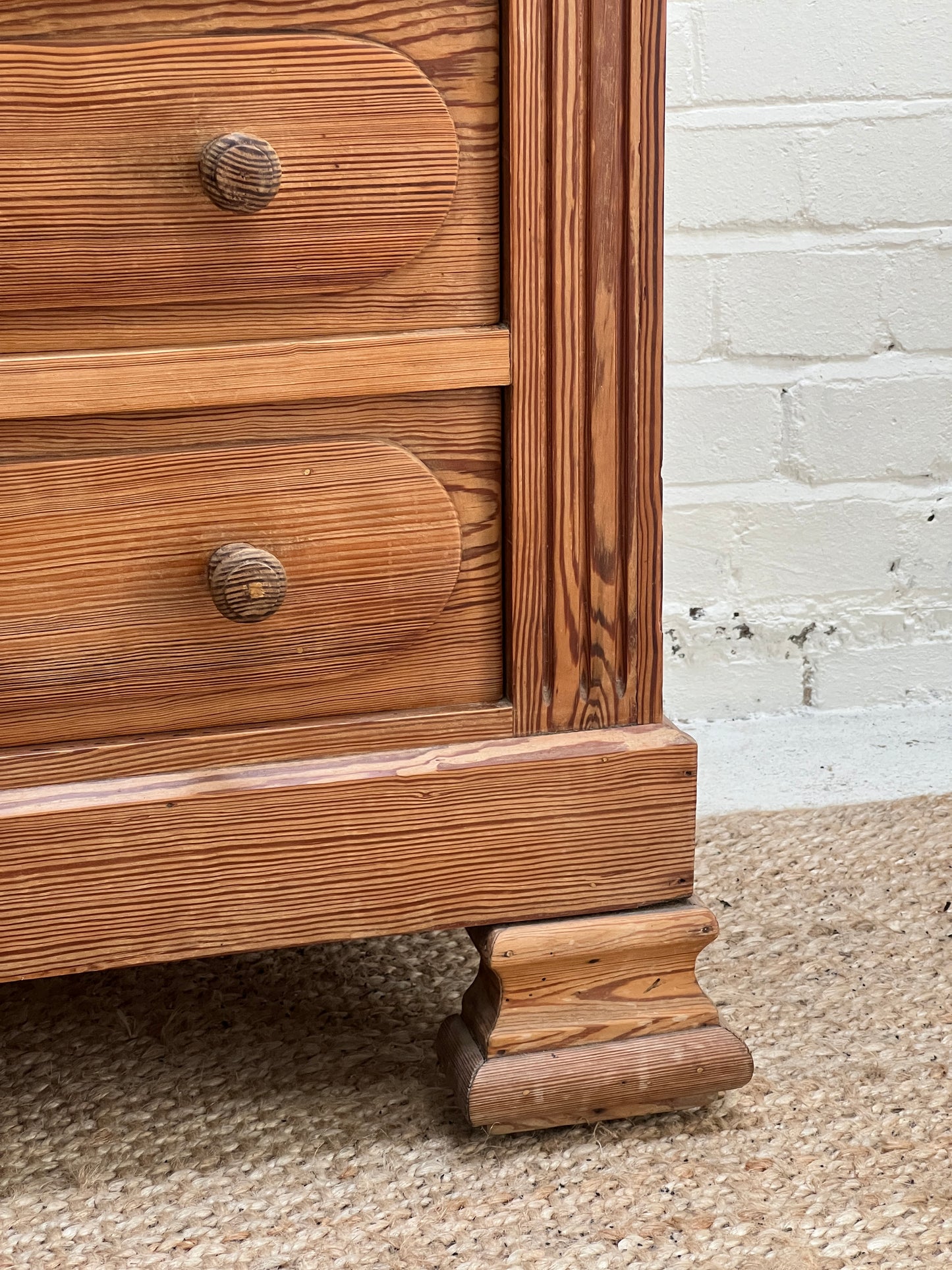 FRENCH PINE CHEST OF DRAWERS