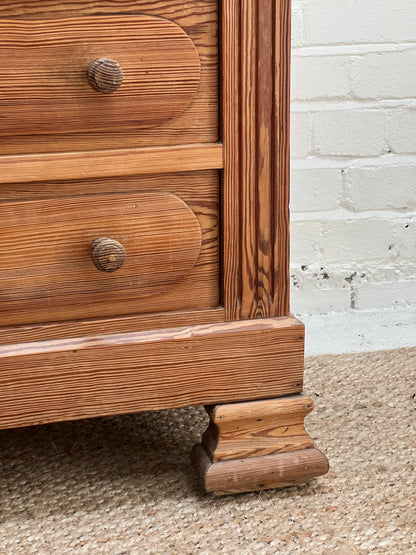 FRENCH PINE CHEST OF DRAWERS