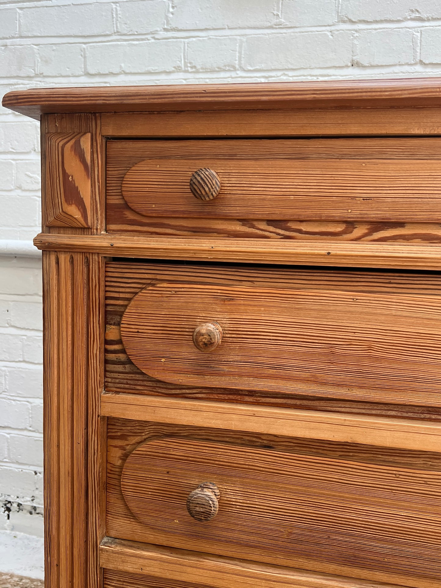 FRENCH PINE CHEST OF DRAWERS