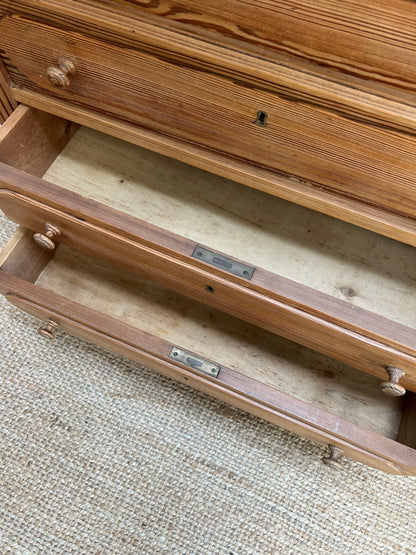 FRENCH PINE CHEST OF DRAWERS