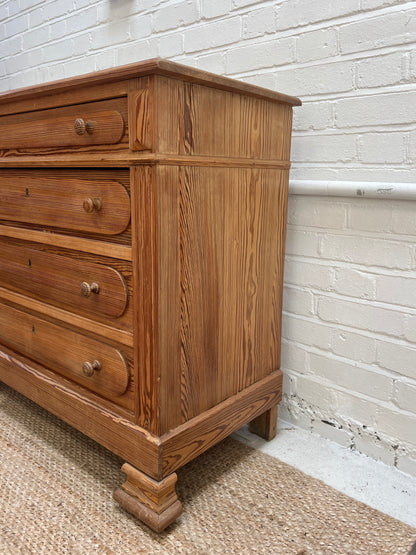 FRENCH PINE CHEST OF DRAWERS