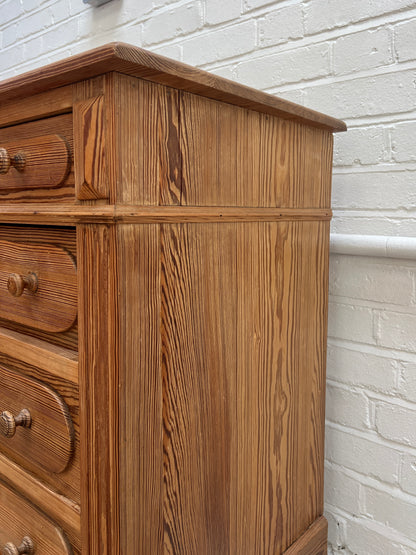 FRENCH PINE CHEST OF DRAWERS