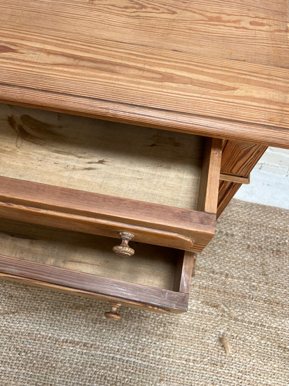 FRENCH PINE CHEST OF DRAWERS