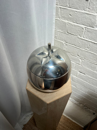 70S SILVER APPLE ICE BUCKET