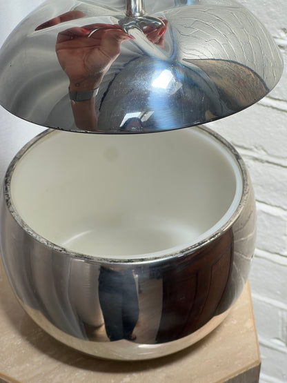 70S SILVER APPLE ICE BUCKET