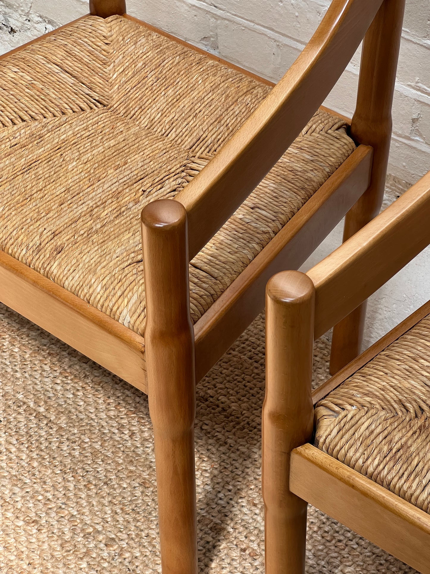 PAIR OF VICO MAGISTRETTI CARVER CHAIRS