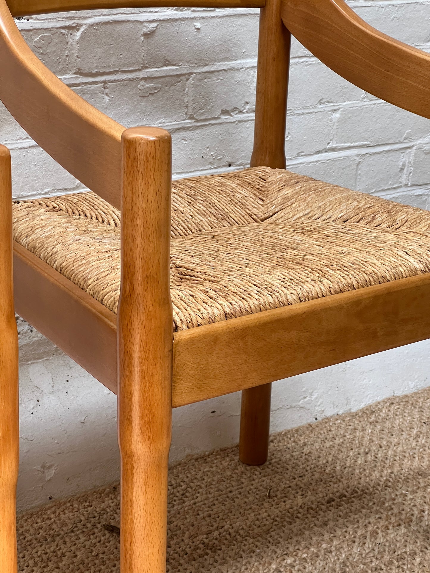 PAIR OF VICO MAGISTRETTI CARVER CHAIRS