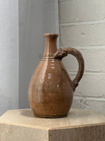 LIZARD TERRACOTTA VASE