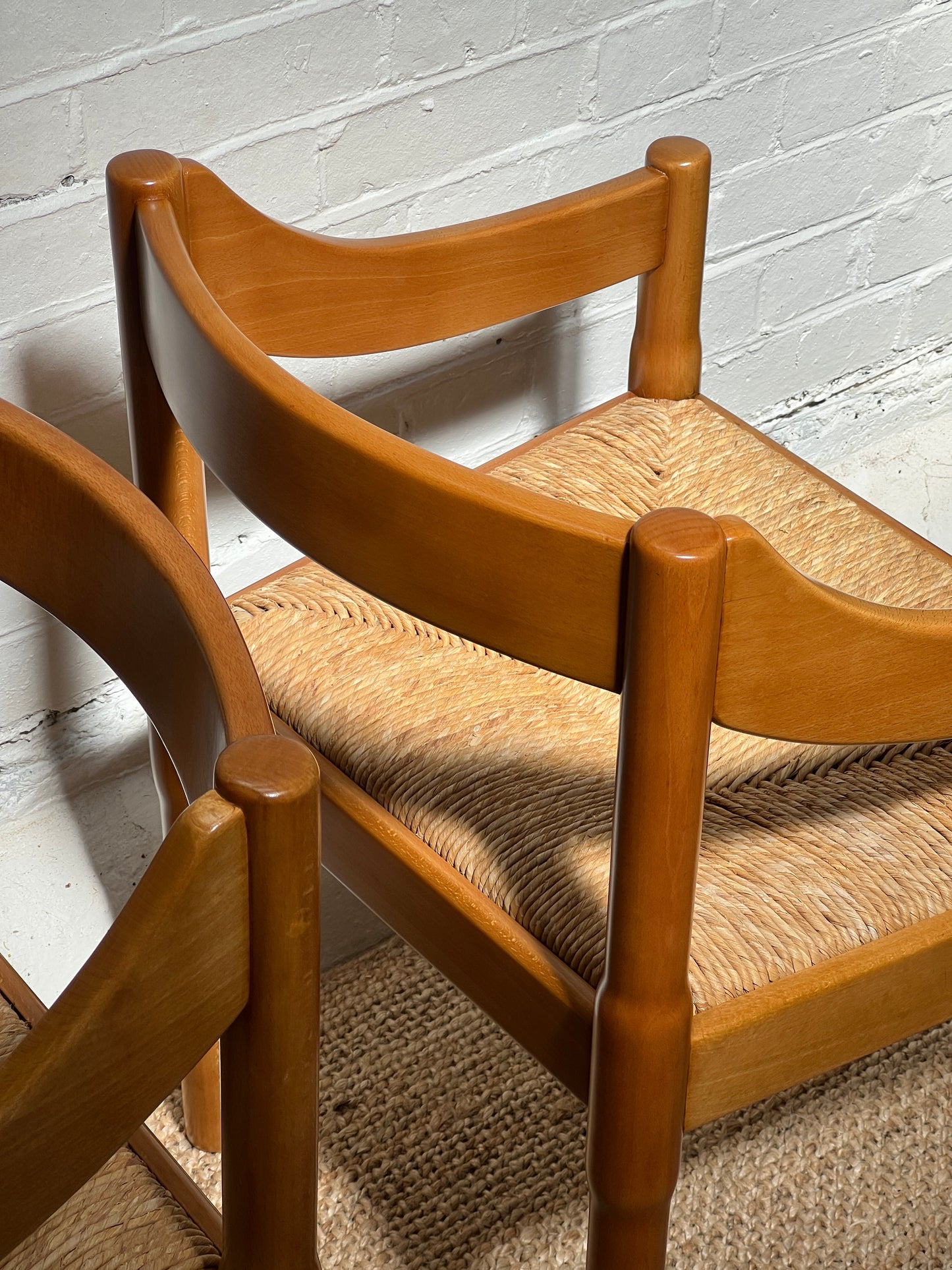 PAIR OF VICO MAGISTRETTI CARVER CHAIRS