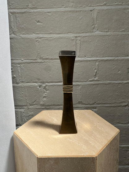 SOLID BRASS BUD VASE