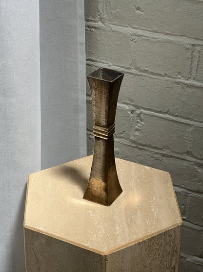 SOLID BRASS BUD VASE