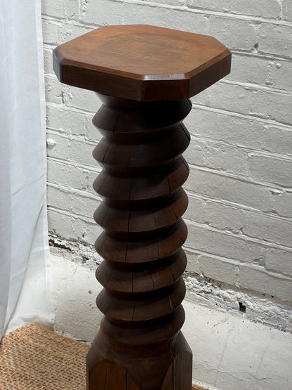 TALL FRENCH CORKSCREW PLINTH