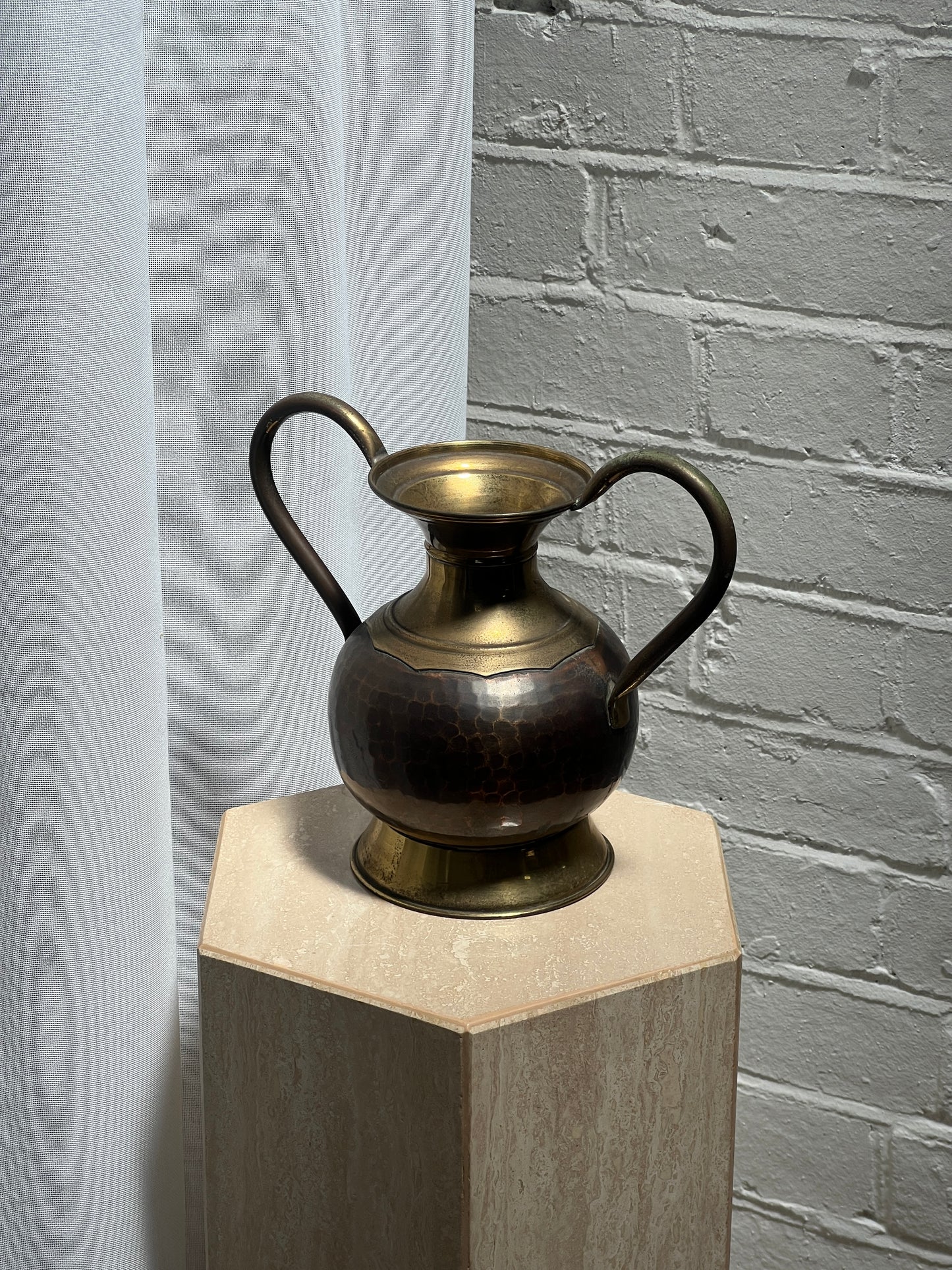 SMALL BRASS VASE