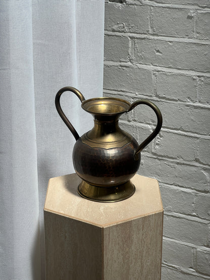 SMALL BRASS VASE