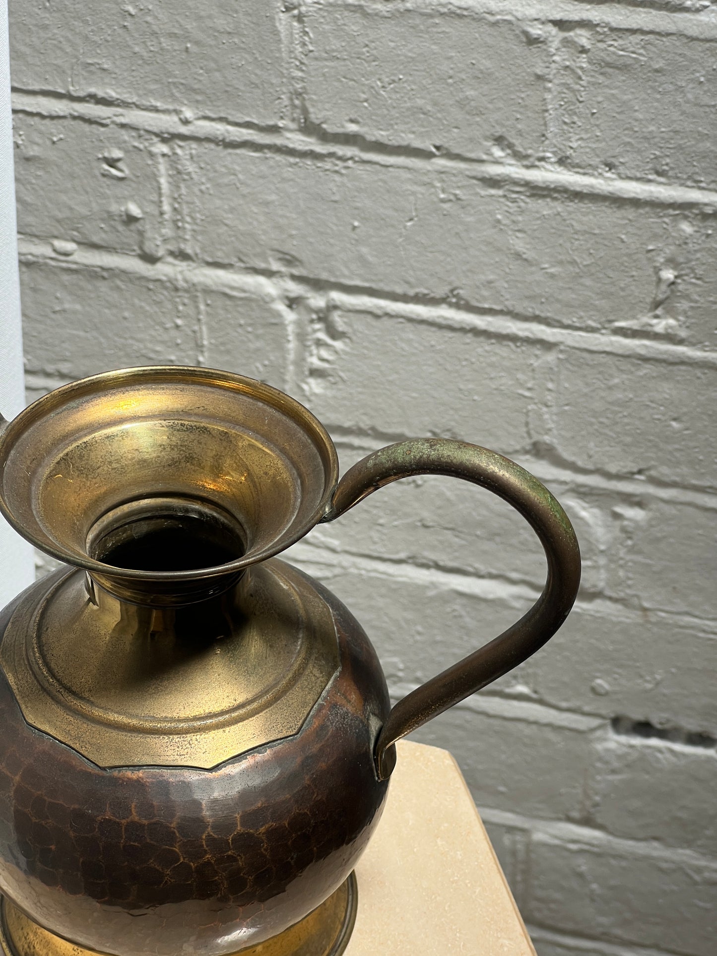 SMALL BRASS VASE