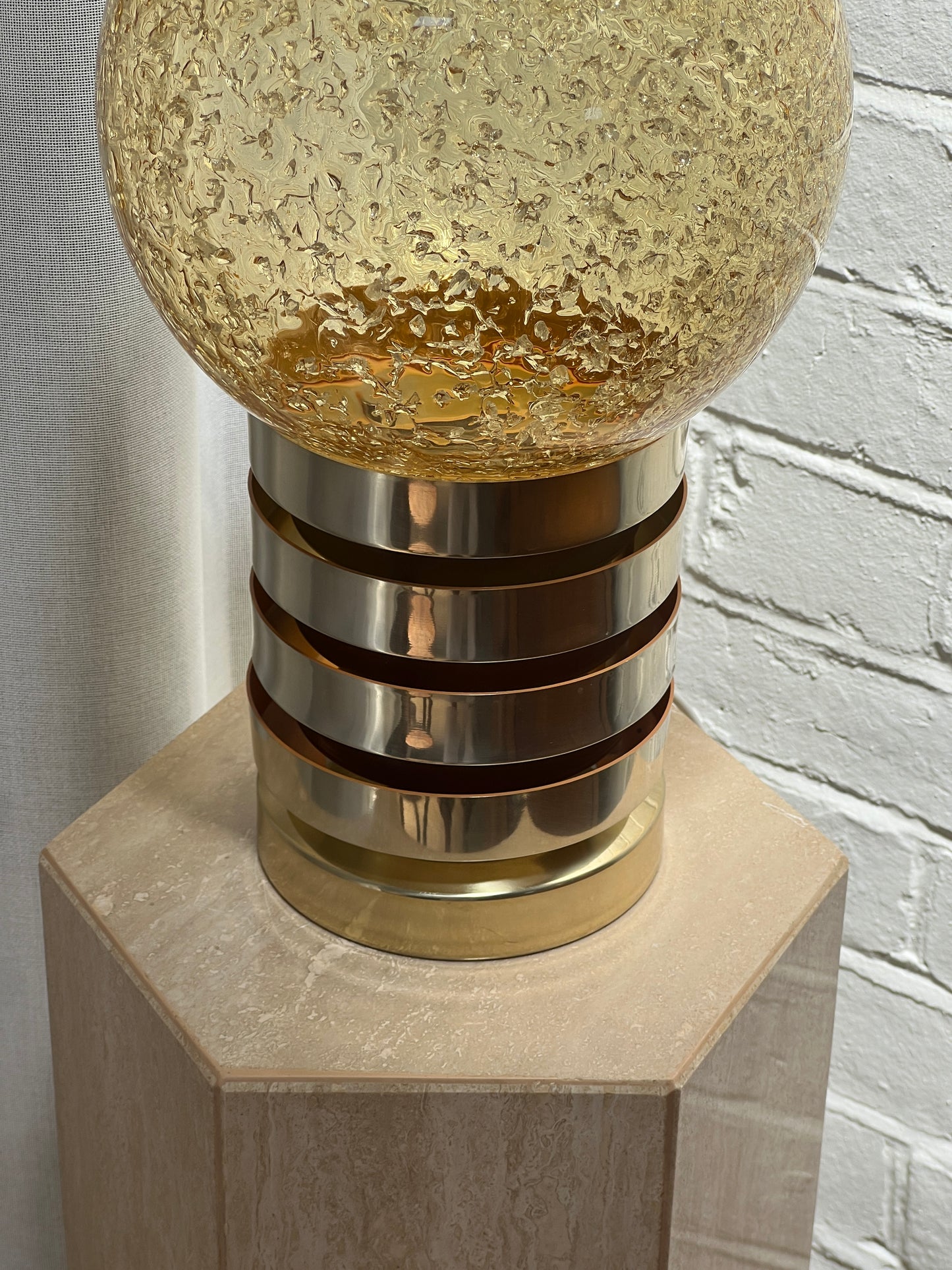 70S SWEDISH GLOBE TABLE LAMP