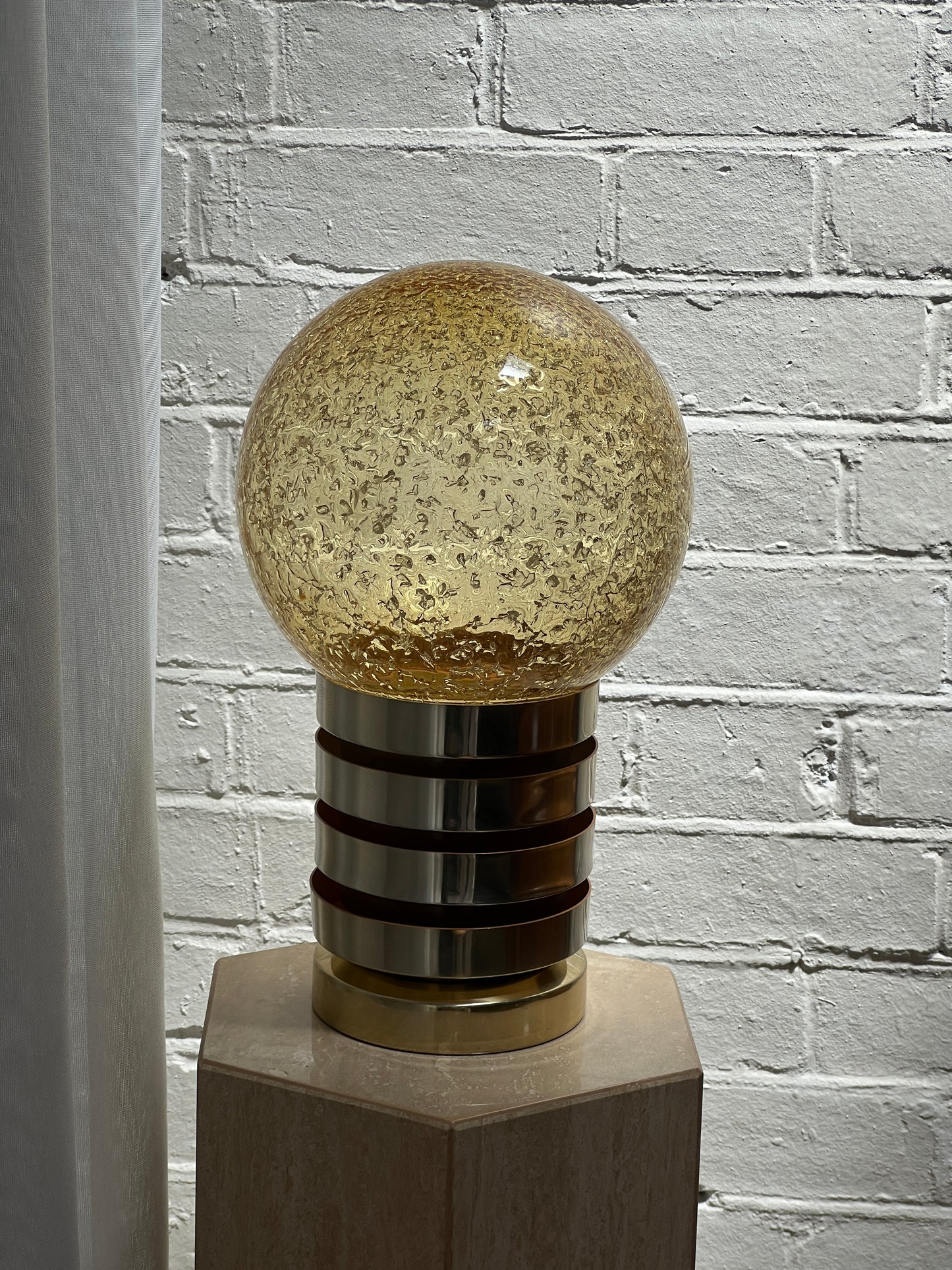 70S SWEDISH GLOBE TABLE LAMP