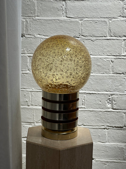70S SWEDISH GLOBE TABLE LAMP